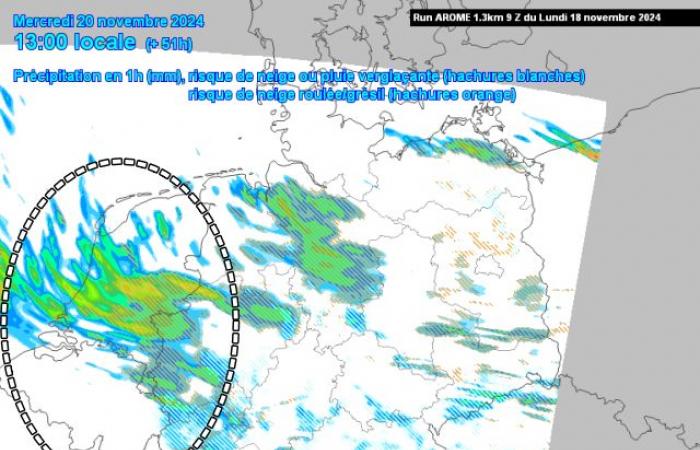 Could heavy winter showers provide a snow surprise on Wednesday?