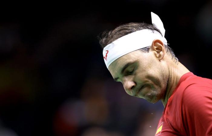 Botic van de Zandschulp gives his thoughts on the crowd during his Davis Cup victory over Rafael Nadal