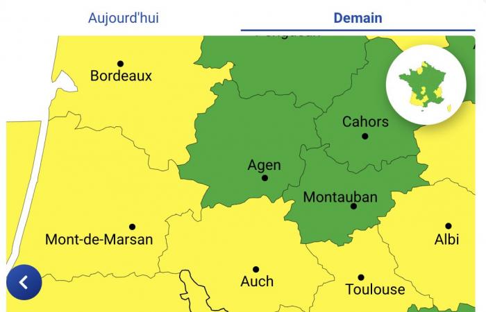 Weather alert – Hautes-Pyrénées, Gers, Haute-Garonne, Ariège, Pyrénées-Atlantiques and Landes on yellow alert for violent winds and snow in the mountains Wednesday November 20