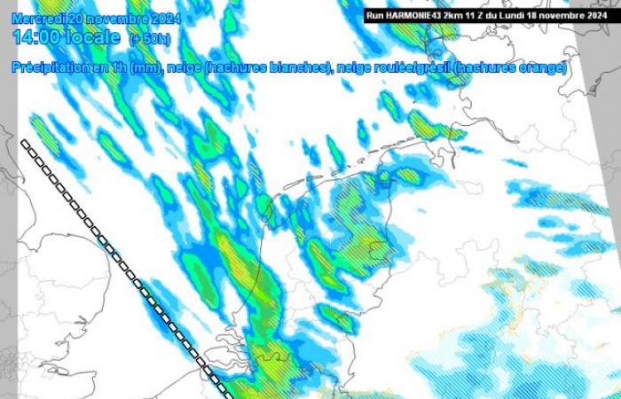 Could heavy winter showers provide a snow surprise on Wednesday?