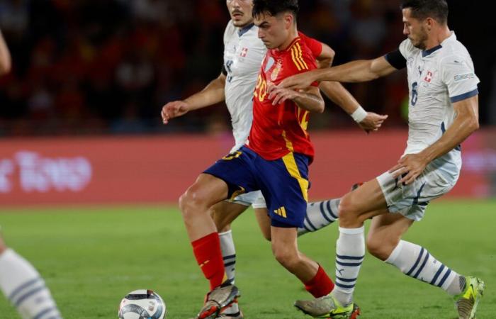 Spain beats Switzerland in the UEFA Nations League