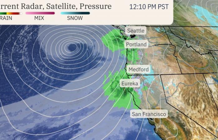 Pacific ‘Bomb Cyclone’ Ushering In Strong Atmospheric River To West