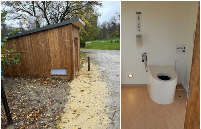 Dry worm compost toilets being tested in Brussels parks: “once the worms are added, it works on its own for 5 years”