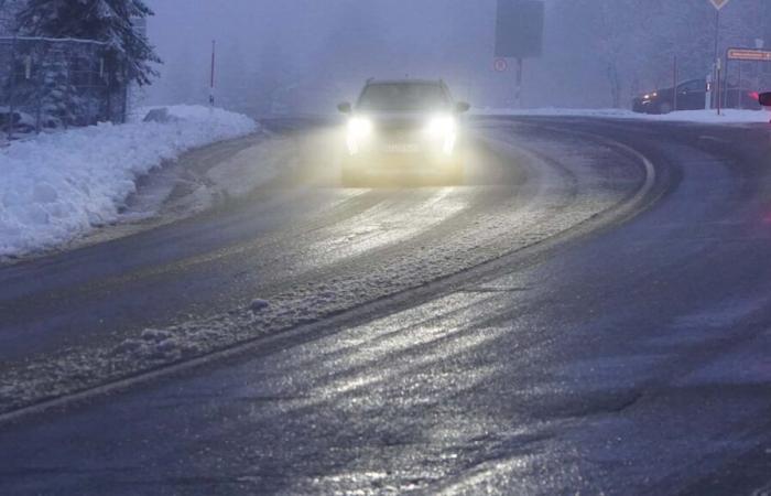 Weather: cold wave! Snow! Be careful, there is black ice here News