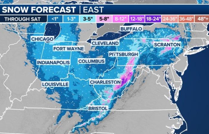 Winter storm, snow, wind threaten NY, NJ Thanksgiving travel | Weather forecast