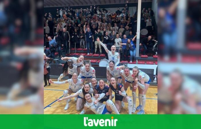 Volleyball (Ladies League): Tchalou wins in Charleroi after an epic match (videos)