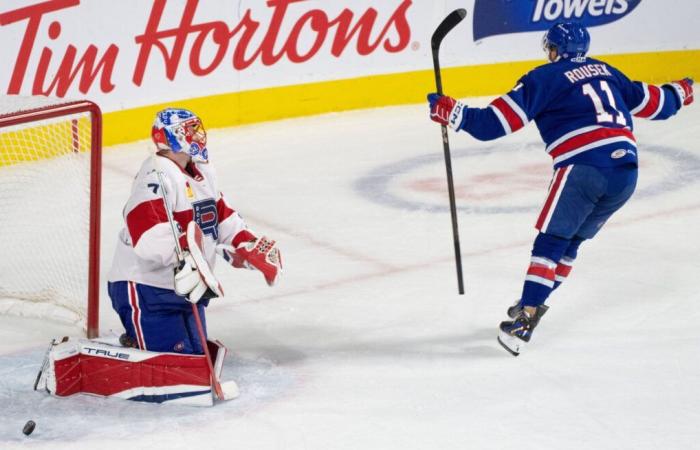 Lukas Rousek plays the hero and the Rochester Americans beat the Laval Rocket 2-1 in overtime