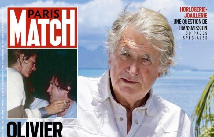 Olivier de Kersauson on the front page of Paris Match on November 20, 2024 (n°3942)