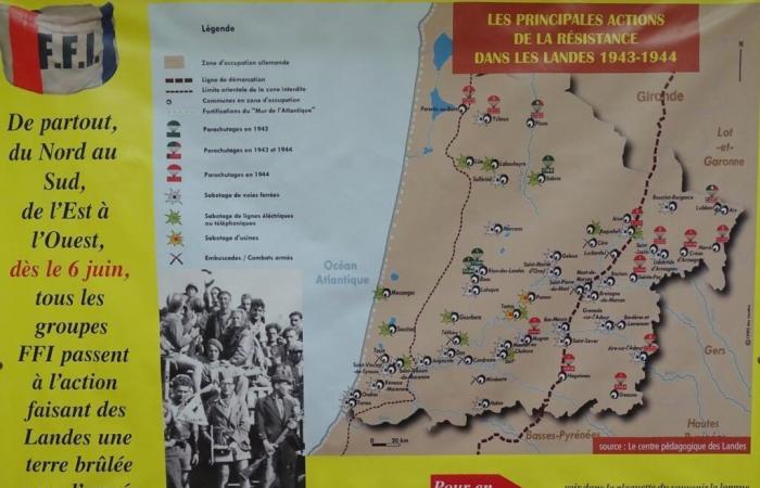 the Landes FFI liberate the Landes, an exhibition for the transmission of memory