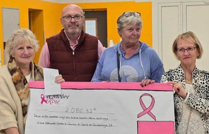 2,086 euros raised by the Braxois association against cancer