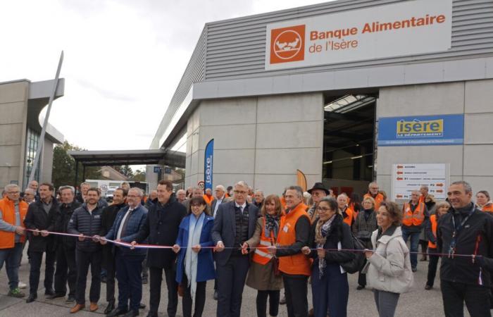 Isère Food Bank: new premises inaugurated