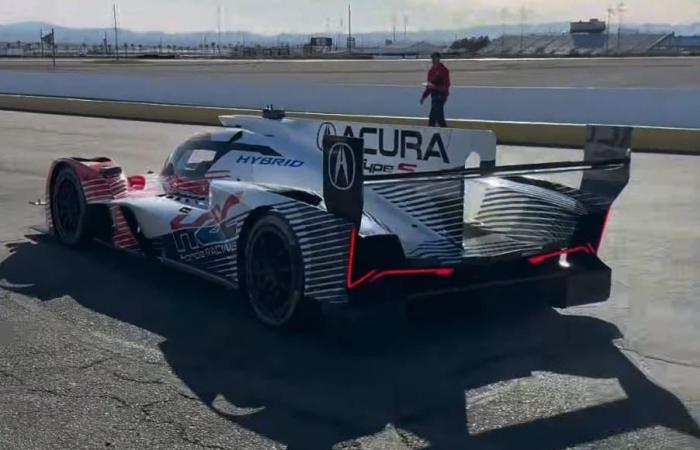 Max Verstappen at the wheel of the Acura ARX-06!