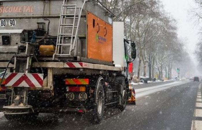 Orange warning for snow and ice, departmental roads under surveillance