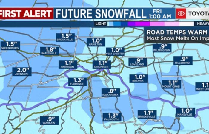 Snow is coming. Here’s how much and when