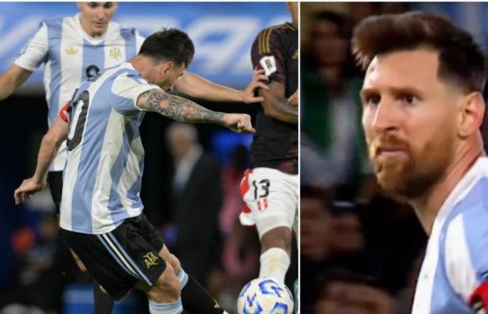 Lionel Messi attacks an opposing defender and reveals a legendary phrase (video)