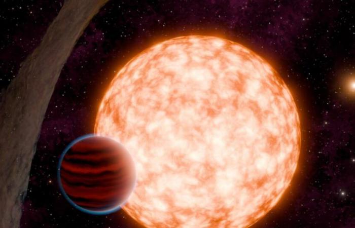 A very young exoplanet discovered in a star system with “incomprehensible” architecture