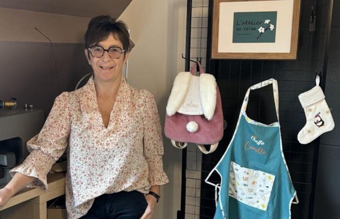 Passionate about sewing, Isabelle created her business in Cotentin