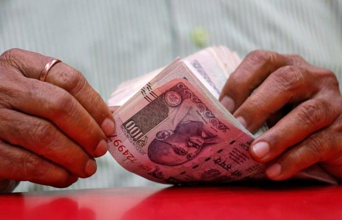 The rupee hits its lowest level, penalized by the weakness of local stocks and the strength of the dollar