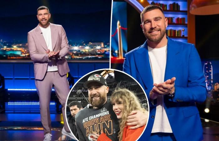 Travis Kelce jokes about having kids to ‘become brilliant’ amid Taylor Swift romance