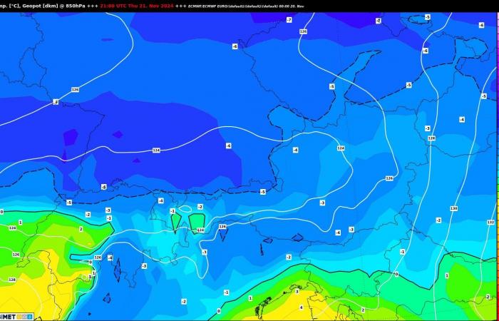 On Thursday in the second half of the day winter sets in in the lowlands! (November 20, 2024)