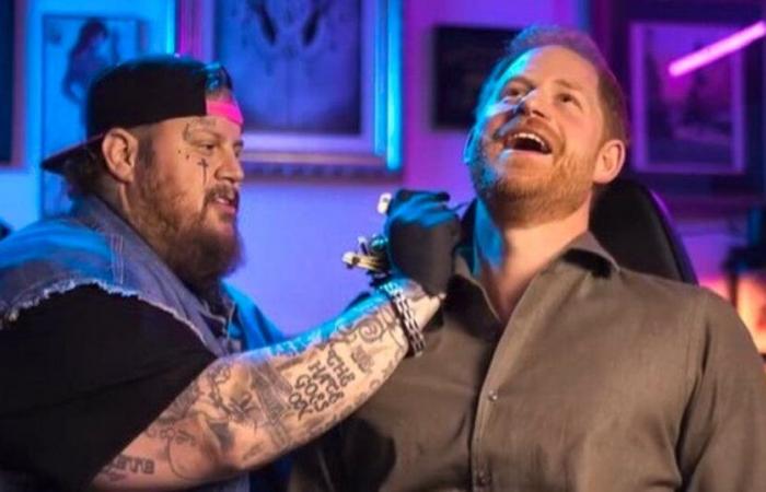 Prince Harry gets ‘tattooed’ for the Invictus Games