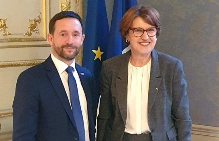 Nicolas Lacroix meets Annie Genevard, Minister of Agriculture