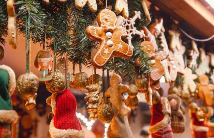 Maine-et-Loire. A Christmas village is set up in this town from the beginning of December