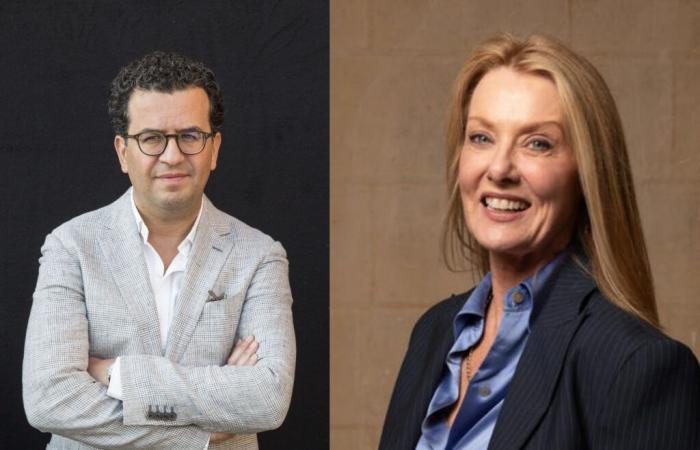 Hisham Matar and Anna Funder, winners of the Best Foreign Book Prize 2024