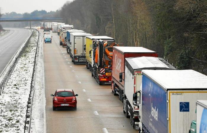 Snow in Brittany: here are the traffic restrictions for heavy goods vehicles and cars this Thursday