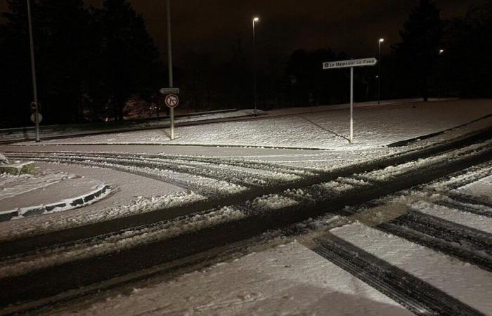 The departments of Orne and Calvados placed on orange snow-ice alert