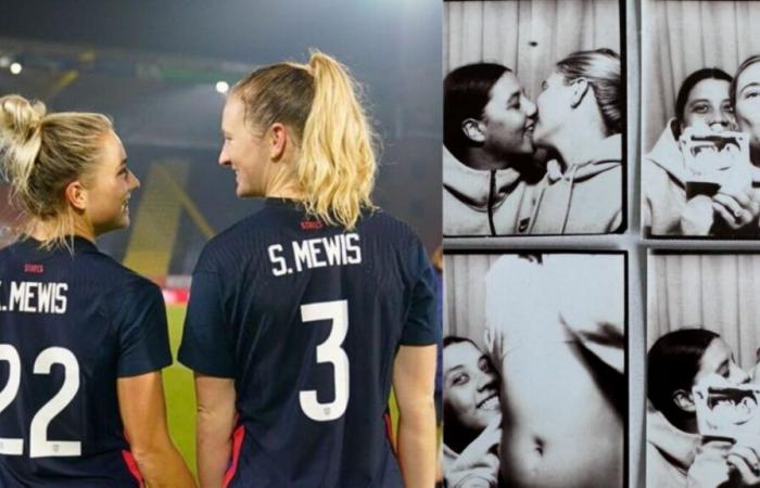 Two professional footballers announce they are expecting a child together