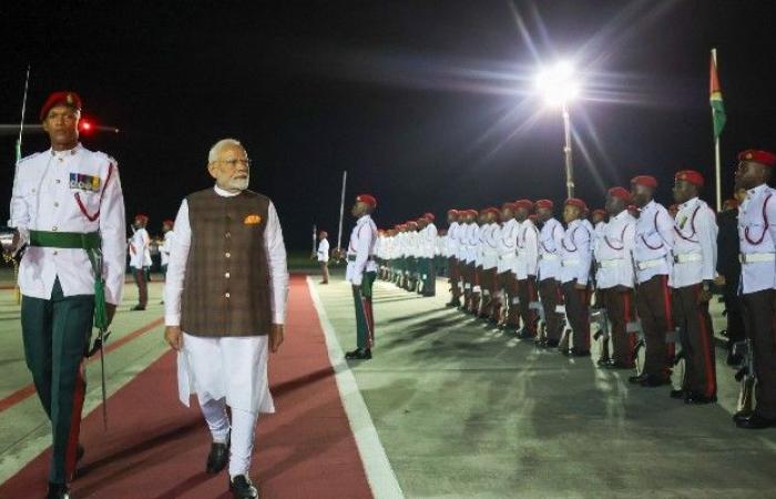 Ties between India and Guyana set to be strengthened as PM Modi arrives in Georgetown for two-day state visit