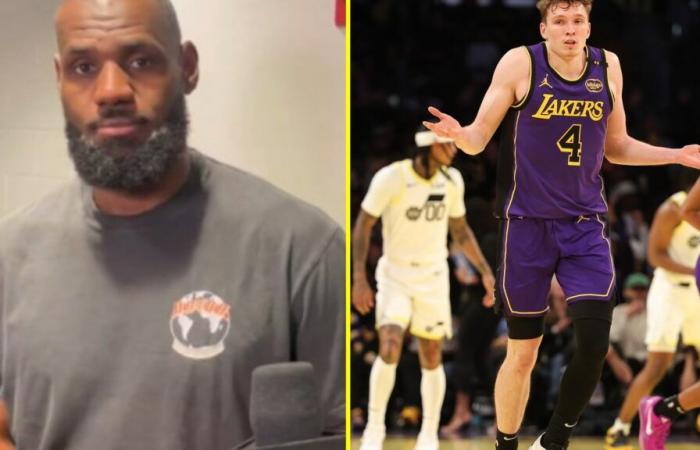 ‘Everybody called me a liar’ – LeBron James reveals his true feelings about Dalton Knecht after Lakers rookie makes history