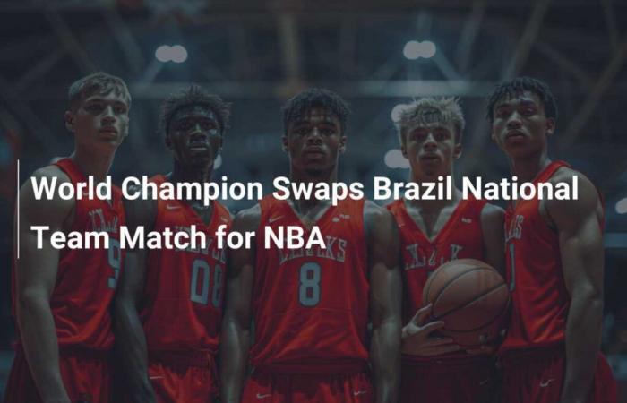 World Champion Trades Team Brazil Match Against NBA