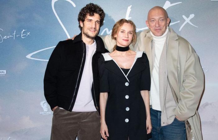 Vincent Cassel, Louis Garrel, Diane Kruger… The stars reunited for the premiere of the film “Saint-Ex”