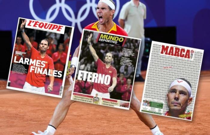 the press review after the retirement of Rafael Nadal