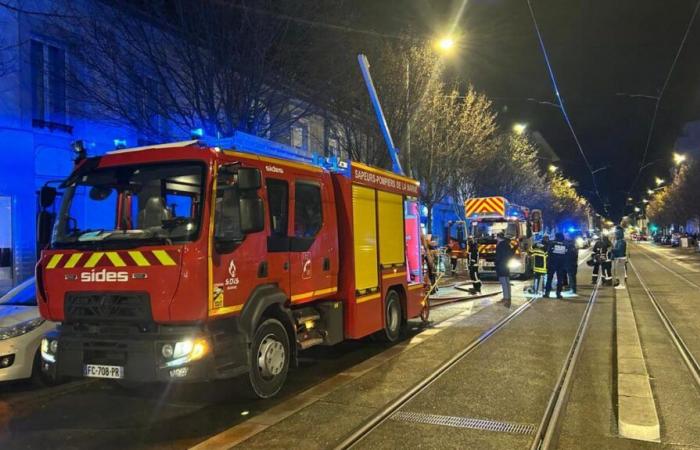 The fire on Avenue de Laon in Reims followed by a second fire ten minutes later…