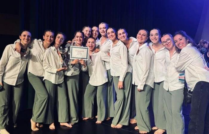 Tarn dancers from the Dôme des Arts win gold during a European competition in Rome