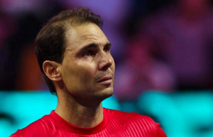 Tennis: Overwhelmed by emotion, Nadal fell for his last match