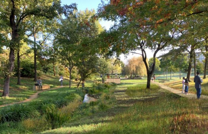 The Metropolis subsidizes a pedestrian project between Marcy-l'Étoile and Lacroix-Laval park