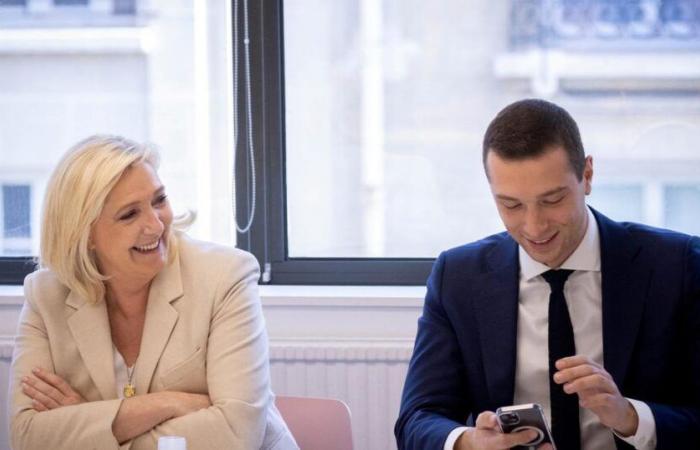 Marine Le Pen praises her “relationship of trust” with Jordan Bardella