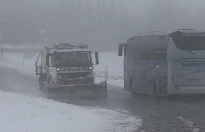 the two departments placed on orange “snow-ice” vigilance this Thursday