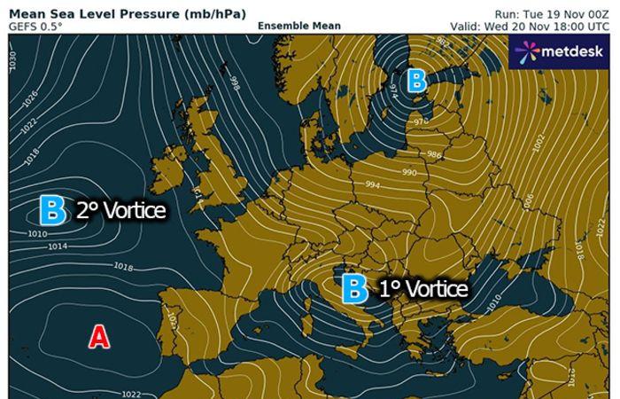 Arctic storm in a few hours, freezing winds and snow all the way to the plains in the next few days