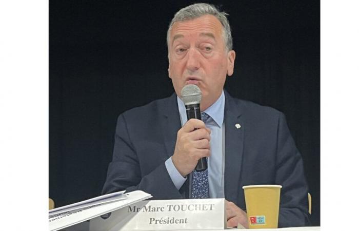 the president of Indre, Marc Touchet, takes over for four years