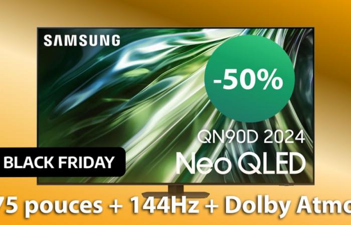 Black Friday TV 4K: this 75-inch Samsung NeoQLED literally loses €1,500!!