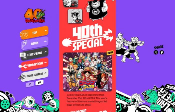 The official website for 40 years of Dragon Ball is open – Dragon Ball Super