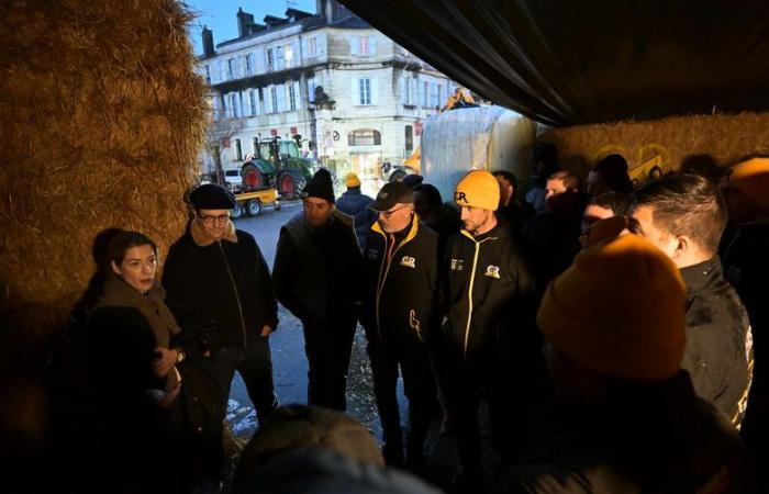 VIDEO. “There’s no use here!” : after the blocking of the Place de la Libération, angry farmers want to set up at the entrance to Auch to filter the trucks