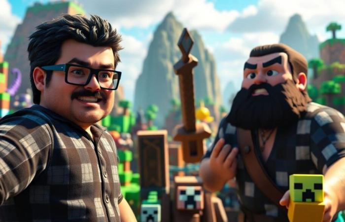 Minecraft comes to the cinema: Jack Black and Jason Momoa in a world of cubes