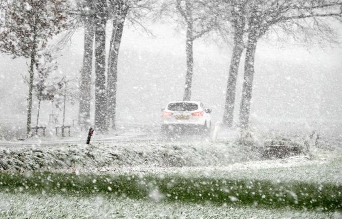 First snow produces a white carpet: code yellow for slippery conditions tonight and tonight during the first winter injection in Flanders