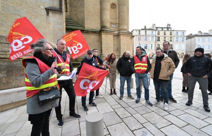 “The destruction of public services must stop”: territorial agents in turn demonstrate in front of the Gers prefecture